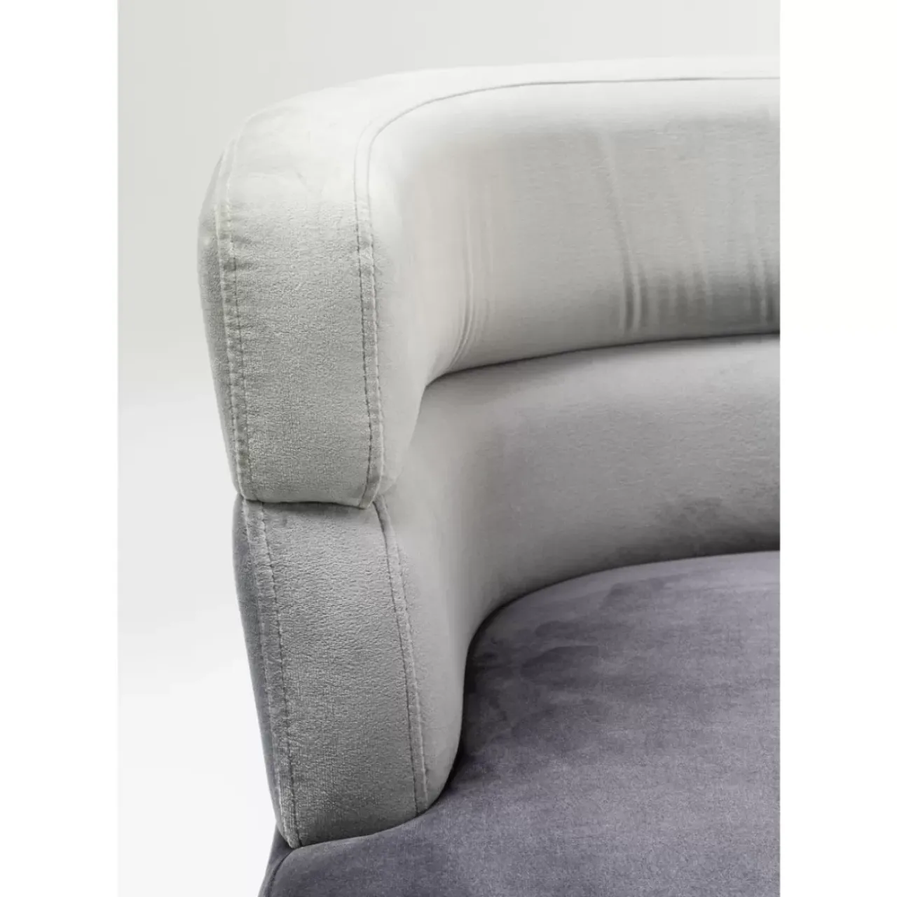 KARE Design Sessel-Sessel Sandwich Grau