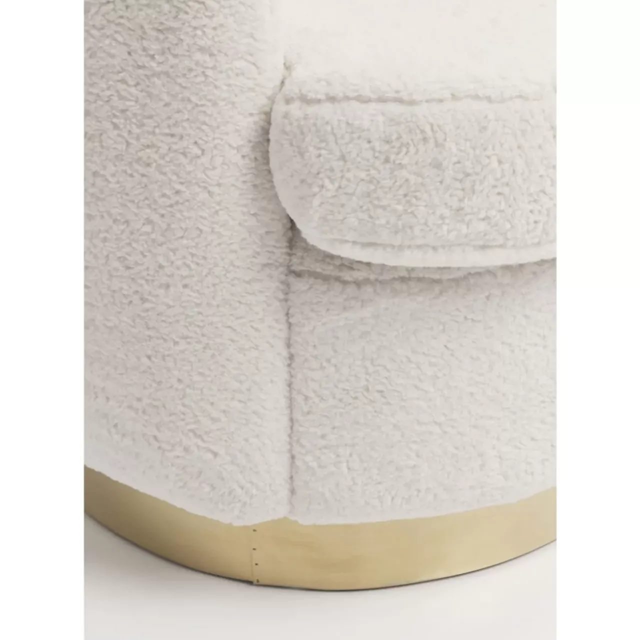KARE Design Sessel-Sessel Silhouette Fur Weiss