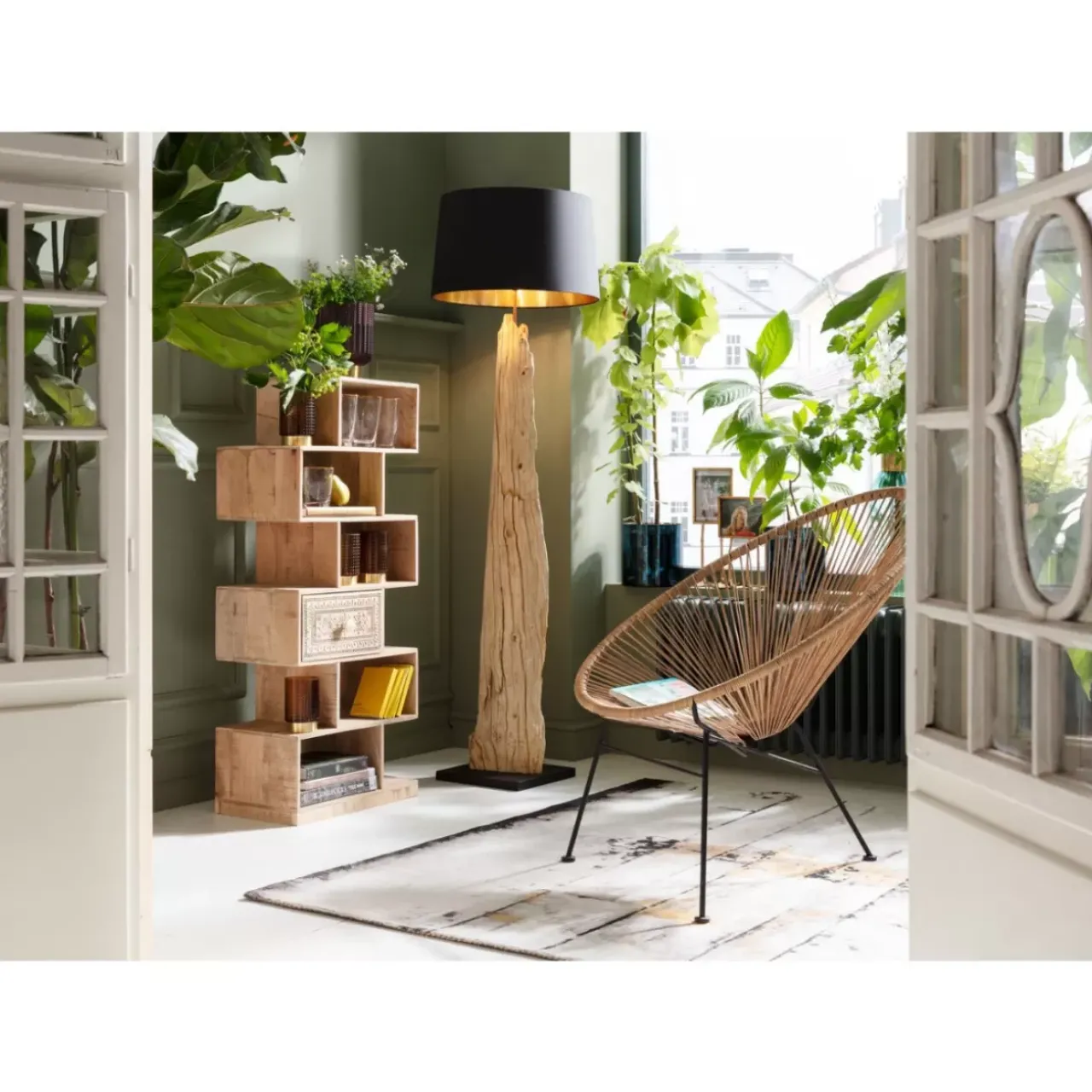 KARE Design Outdoormöbel-Sessel Spaghetti Natur