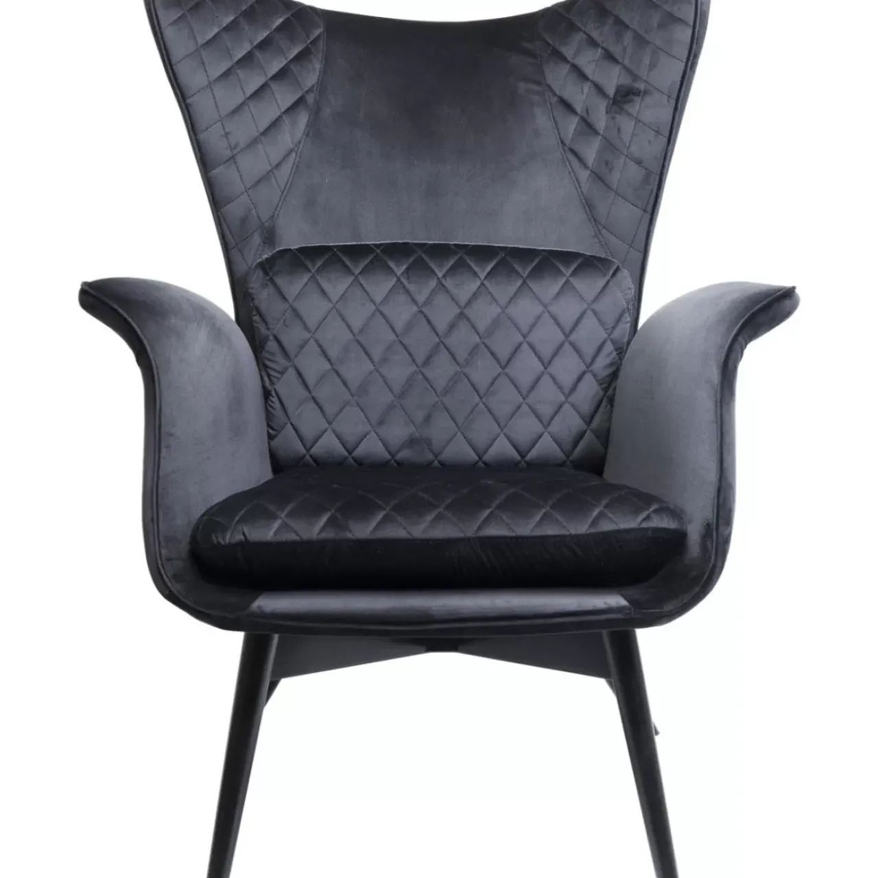 KARE Design Sessel-Sessel Tudor Velvet Schwarz