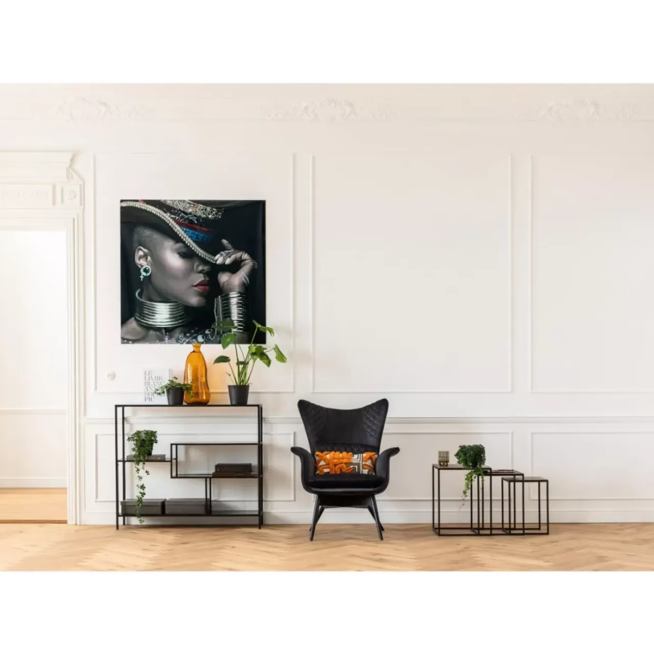 KARE Design Sessel-Sessel Tudor Velvet Schwarz