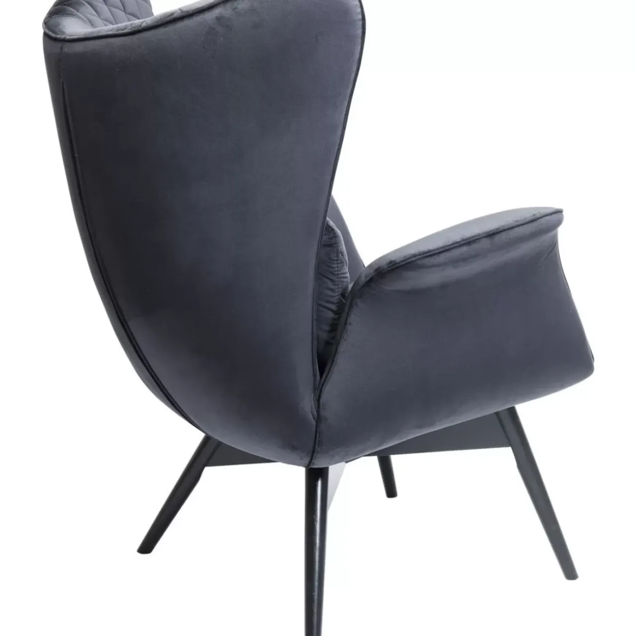 KARE Design Sessel-Sessel Tudor Velvet Schwarz