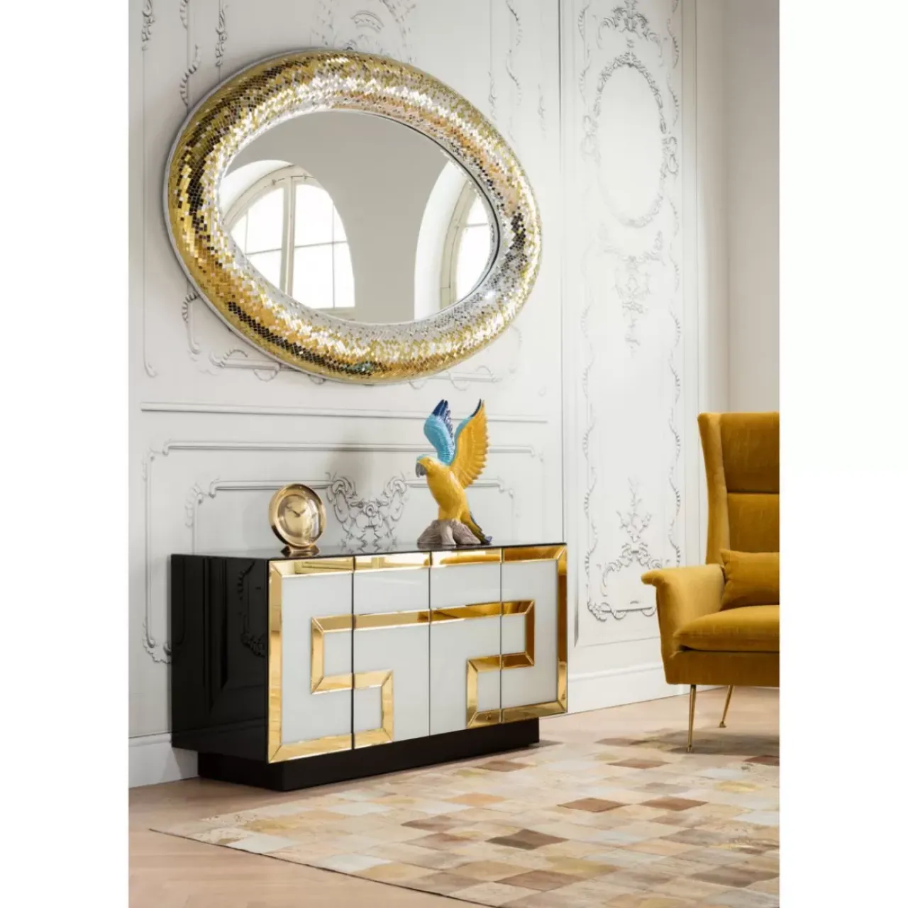 KARE Design Sessel-Sessel Vegas Forever Gelb