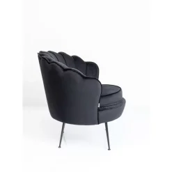 KARE Design Sessel-Sessel Water Lily Black Schwarz