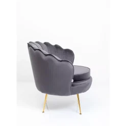 KARE Design Sessel-Sessel Water Lily Gold Grau