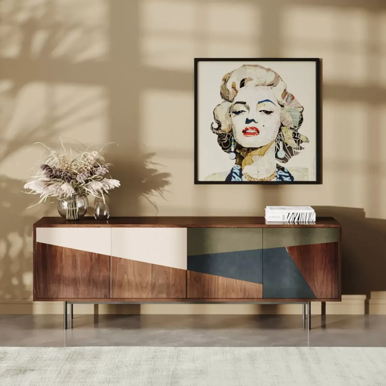 KARE Design Kommoden & Sideboards-Sideboard Lamello Colore 200X70Cm