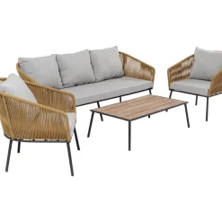 KARE Design Outdoormöbel-Sitzgruppe Elba (4-Tlg.)