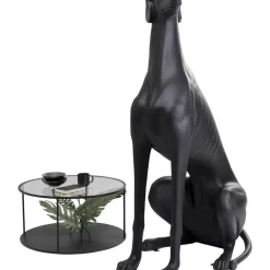KARE Design Deko & Geschenkartikel-Skulptur Greyhound Oskar Schwarz 180Cm