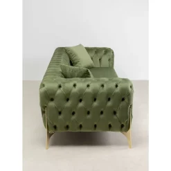KARE Design Sofas & Couches-Sofa Bellissima 3-Sitzer Grun 240Cm
