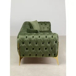 KARE Design Sofas & Couches-Sofa Bellissima 2-Sitzer Velvet Grun 200Cm