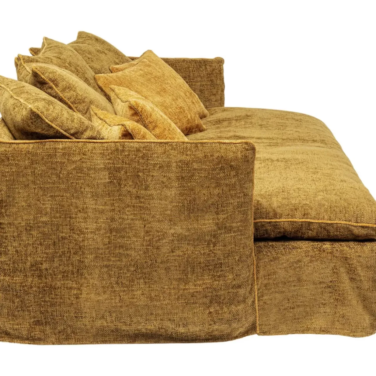 KARE Design Sofas & Couches-Sofa Boheme 3-Sitzer Curry 230Cm