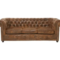 KARE Design Sofas & Couches-Sofa Cambridge 3-Sitzer Vintage Smart