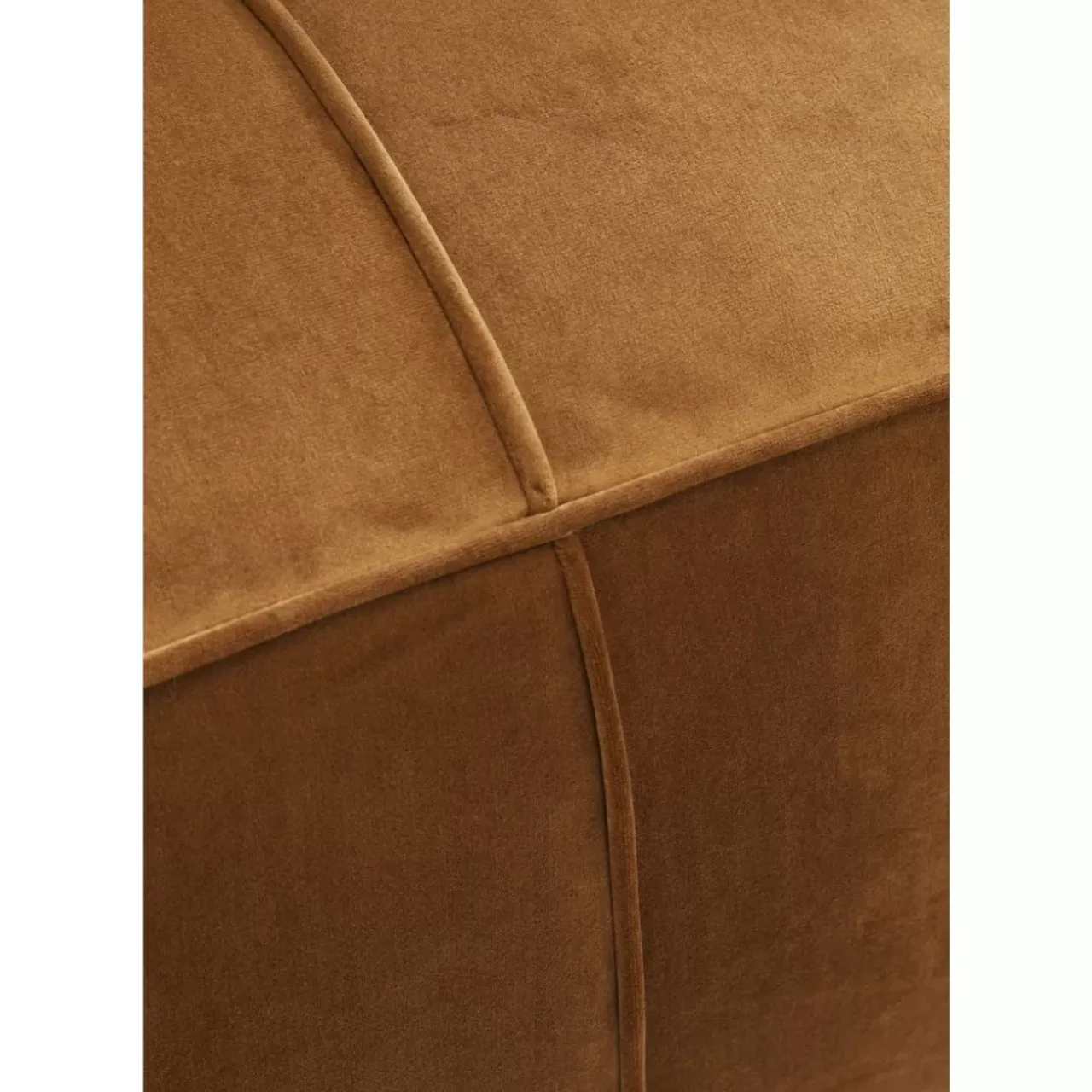 KARE Design Sofas & Couches-Sofa Cubetto 3-Sitzer Velvet Braun