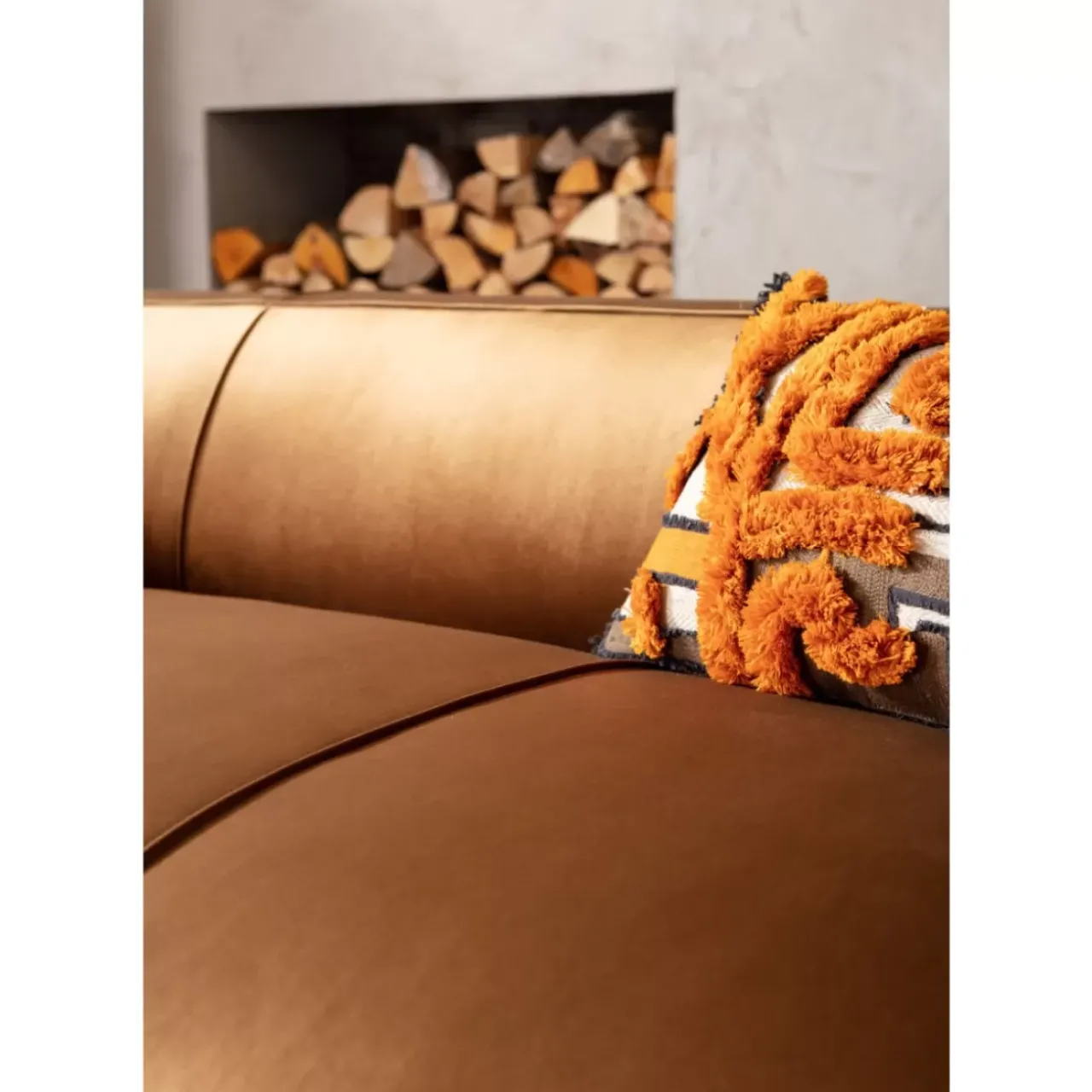 KARE Design Sofas & Couches-Sofa Cubetto 3-Sitzer Velvet Braun