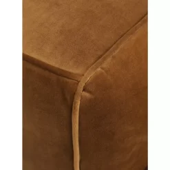 KARE Design Sofas & Couches-Sofa Cubetto 3-Sitzer Velvet Braun