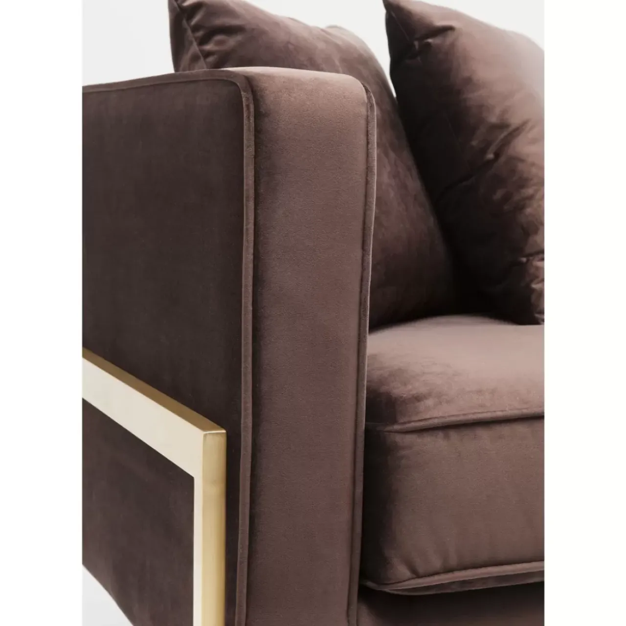 KARE Design Sofas & Couches-Sofa Loft 3-Sitzer Braun
