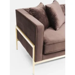 KARE Design Sofas & Couches-Sofa Loft 3-Sitzer Braun