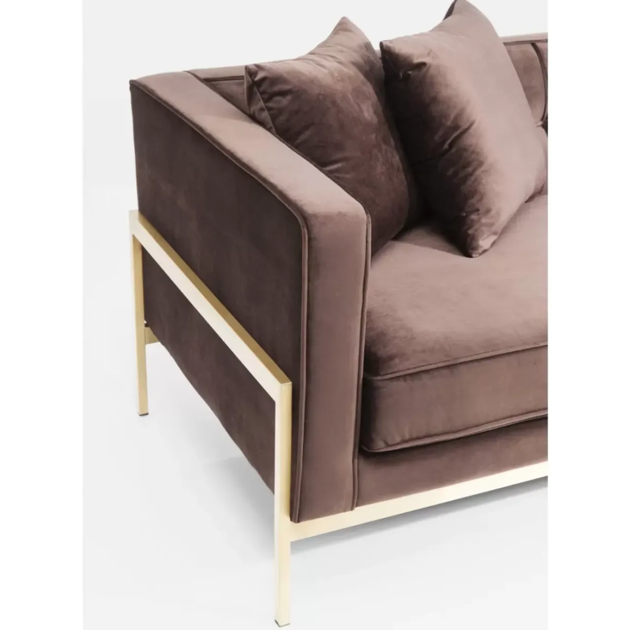 KARE Design Sofas & Couches-Sofa Loft 3-Sitzer Braun