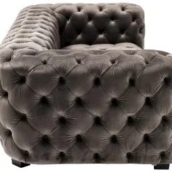 KARE Design Sofas & Couches-Sofa Metropol 3-Sitzer Grau 238Cm