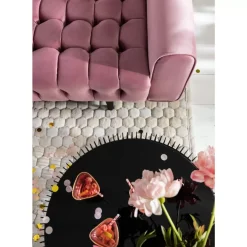 KARE Design Sofas & Couches-Sofa Milchbar 3-Sitzer Velvet Rose