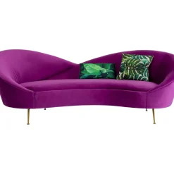 KARE Design Sofas & Couches-Sofa Night Fever 3-Sitzer Lila