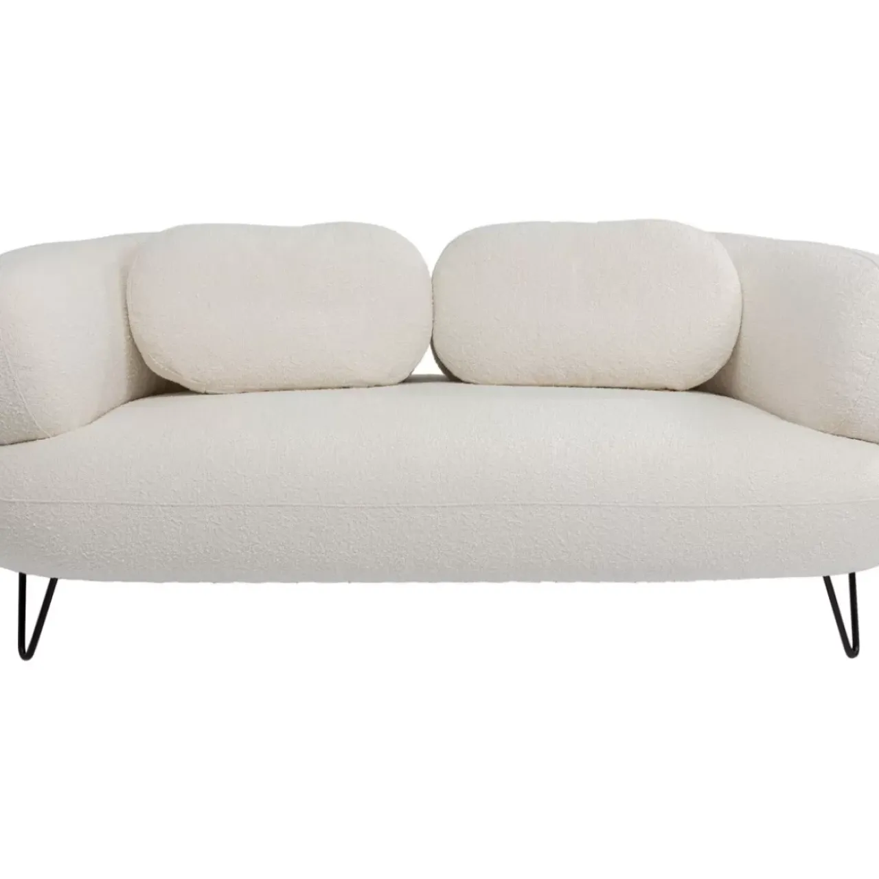 KARE Design Sofas & Couches-Sofa Peppo 2-Sitzer Weis 182Cm