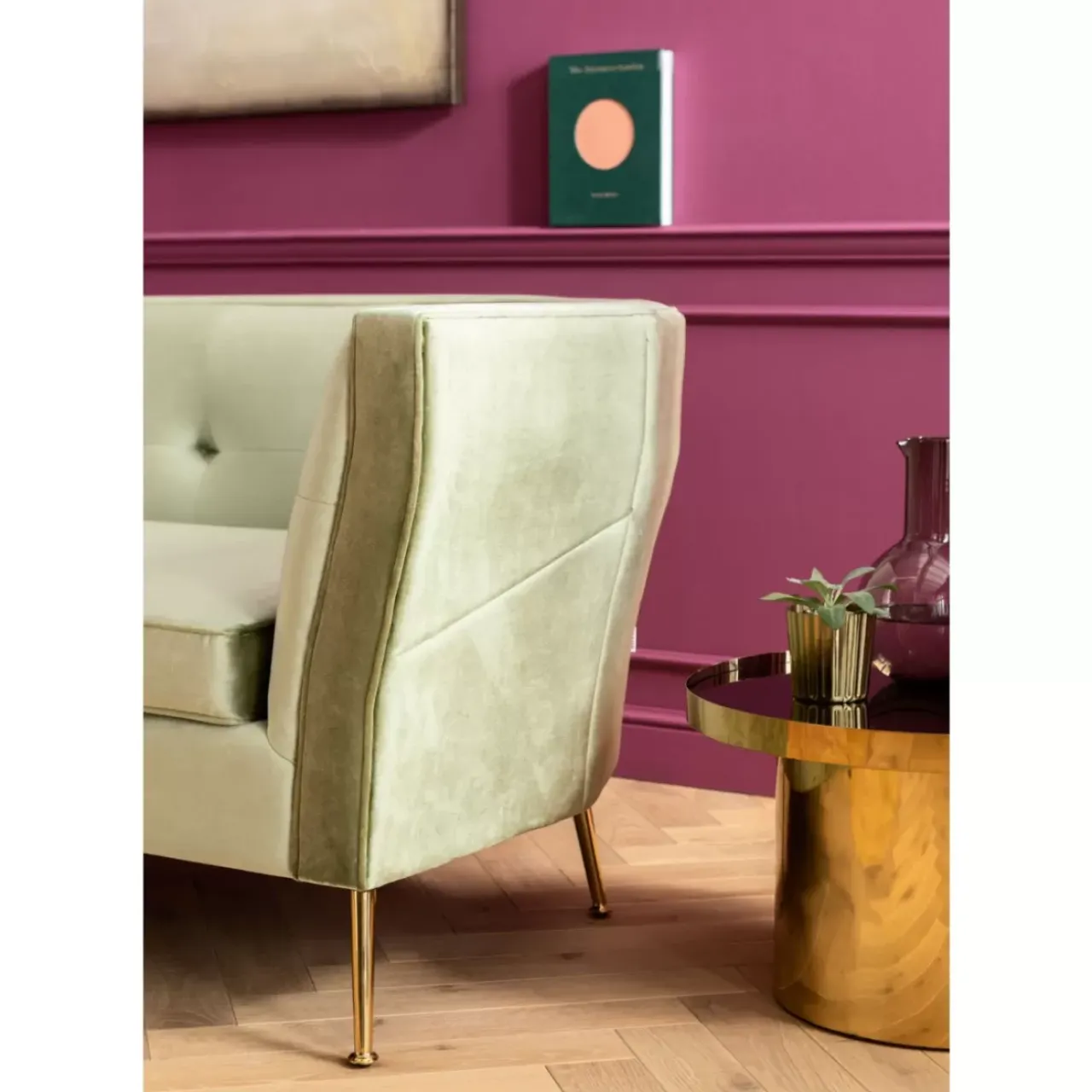 KARE Design Sofas & Couches-Sofa Rimini 2-Sitzer Grun