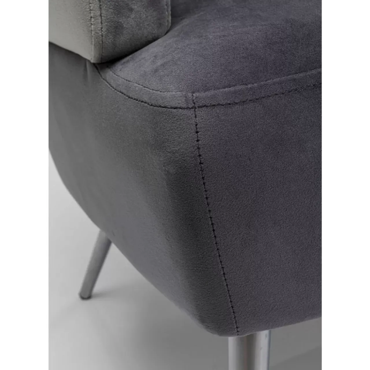KARE Design Sofas & Couches-Sofa Sandwich 2-Sitzer Grau