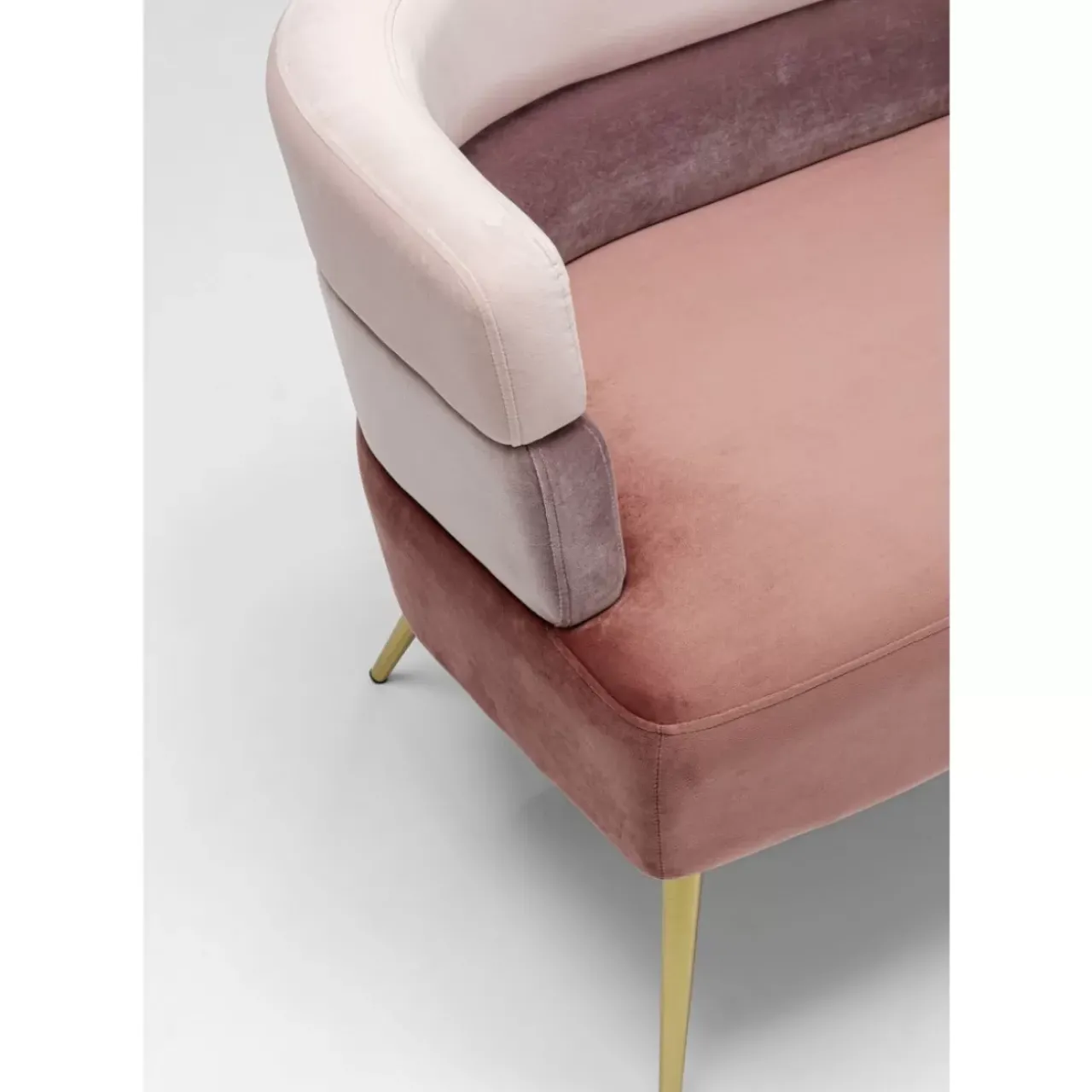KARE Design Sofas & Couches-Sofa Sandwich 2-Sitzer Rosa