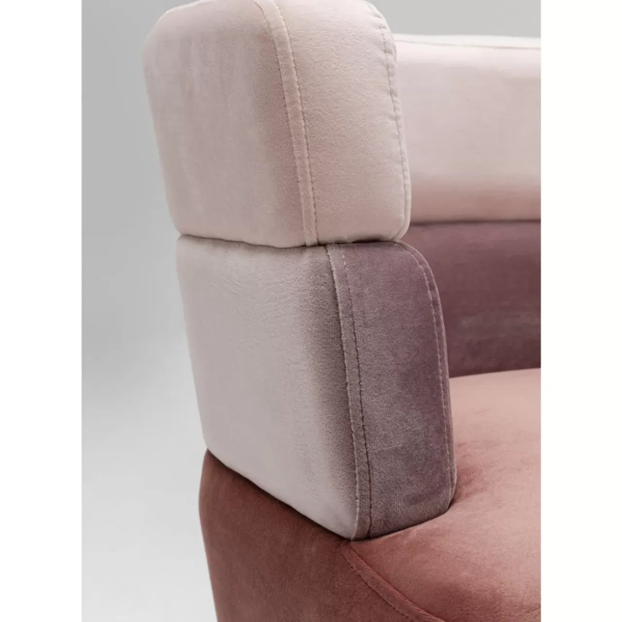 KARE Design Sofas & Couches-Sofa Sandwich 2-Sitzer Rosa