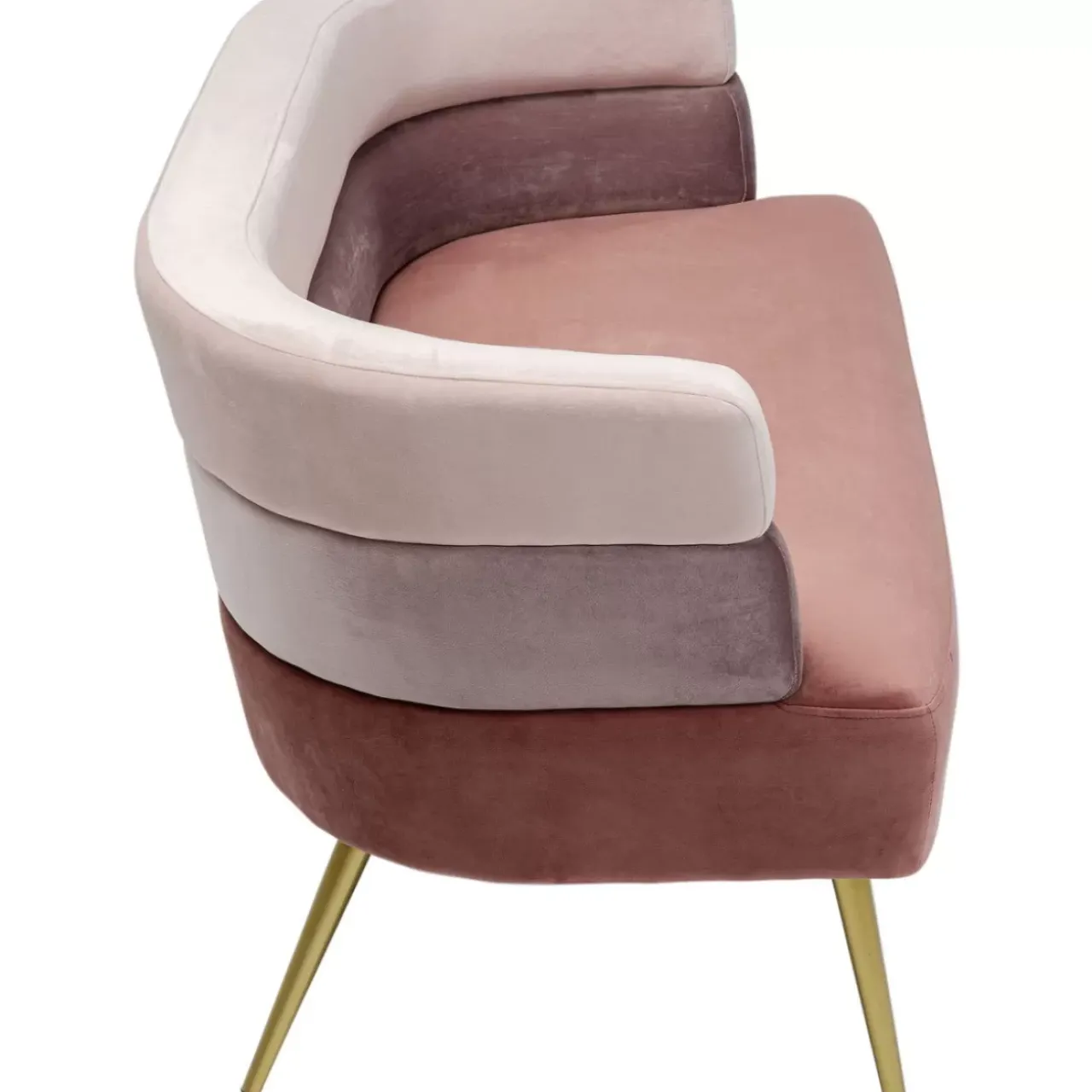 KARE Design Sofas & Couches-Sofa Sandwich 2-Sitzer Rosa