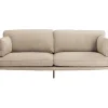 KARE Design Sofas & Couches-Sofa Shirly 3-Sitzer Creme
