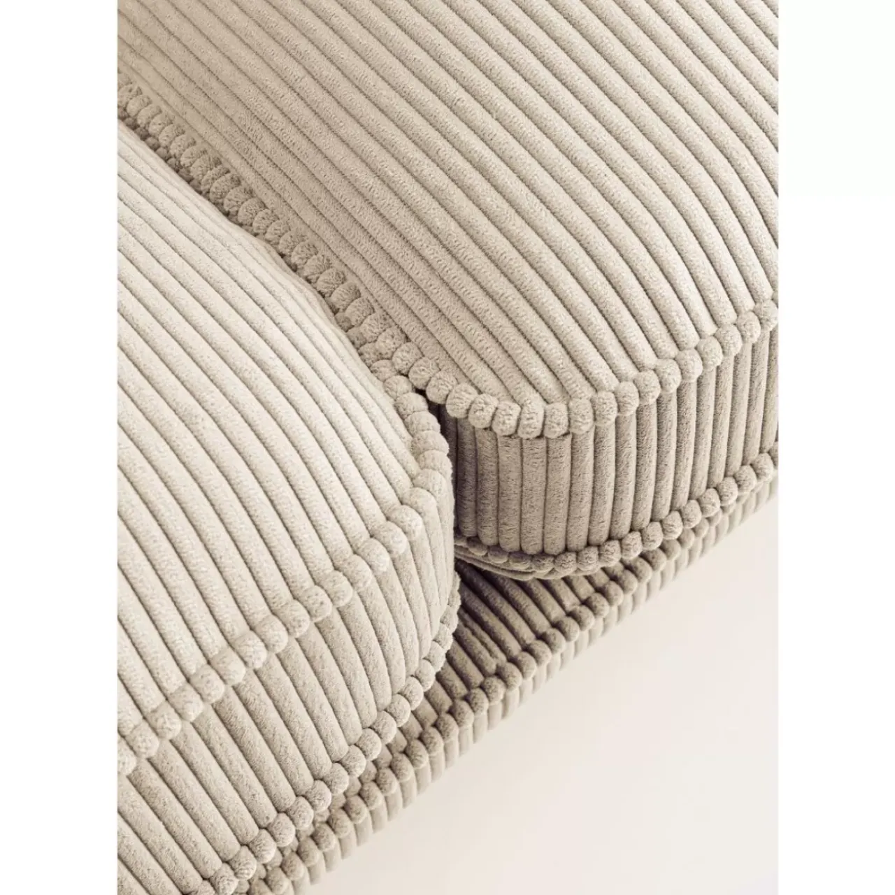 KARE Design Sofas & Couches-Sofa Shirly 3-Sitzer Creme