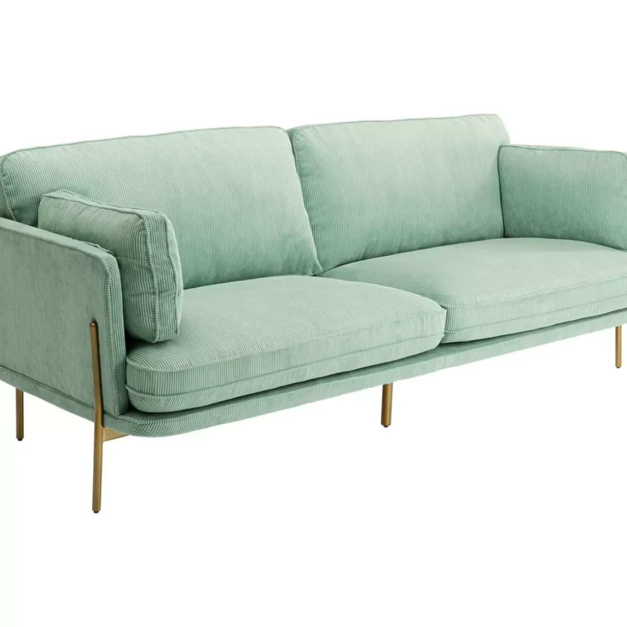 KARE Design Sofas & Couches-Sofa Shirly 3-Sitzer Mint