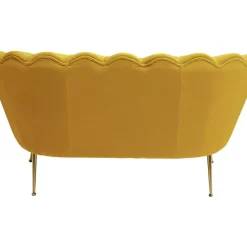 KARE Design Sofas & Couches-Sofa Water Lily 2-Sitzer Gelb 132Cm