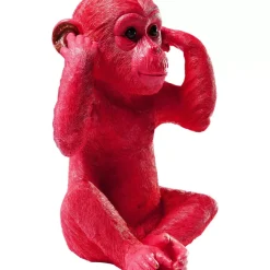 KARE Design Deko & Geschenkartikel-Spardose Monkey Kikazaru Rot