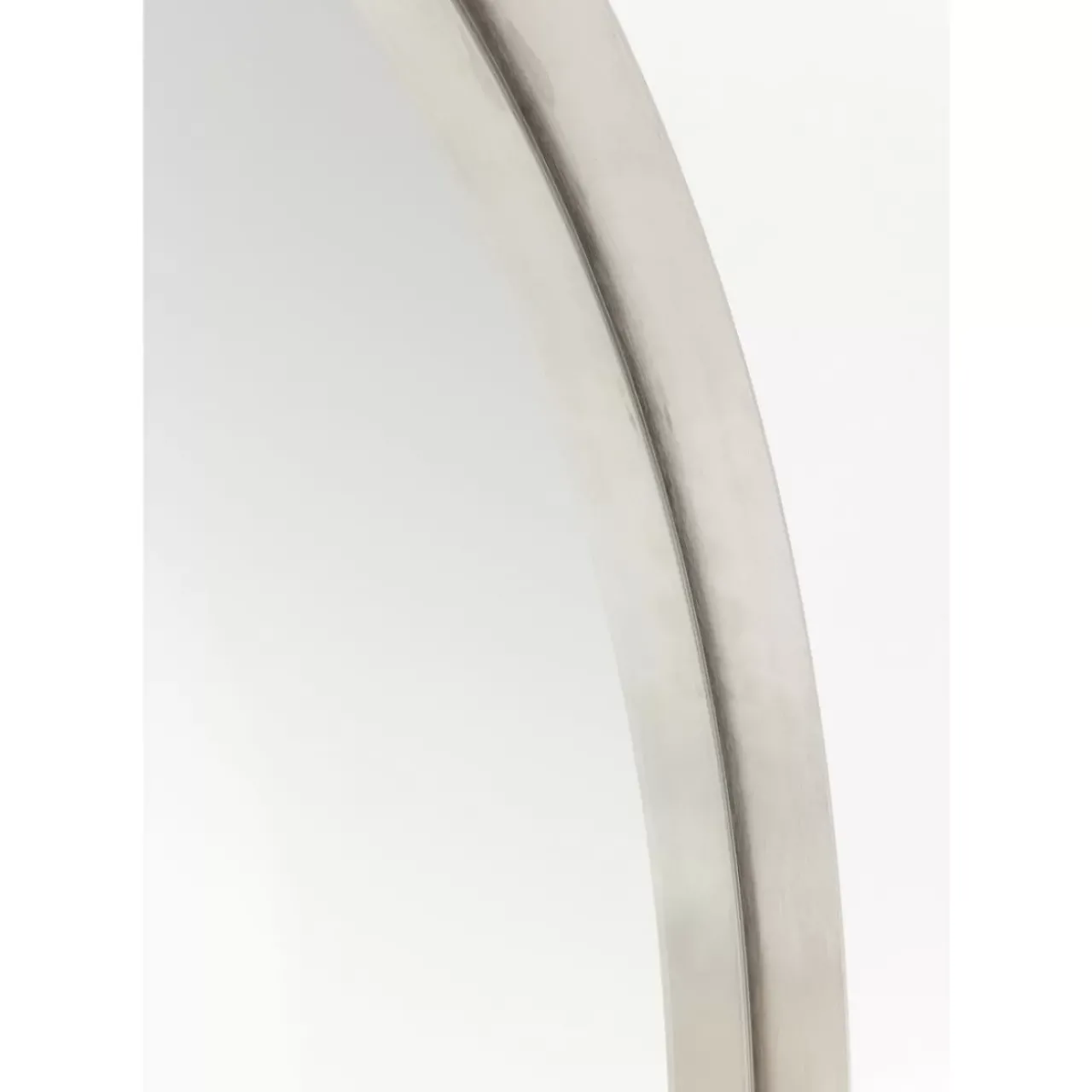 KARE Design Spiegel-Spiegel Curve Round Stainless Steel O100Cm