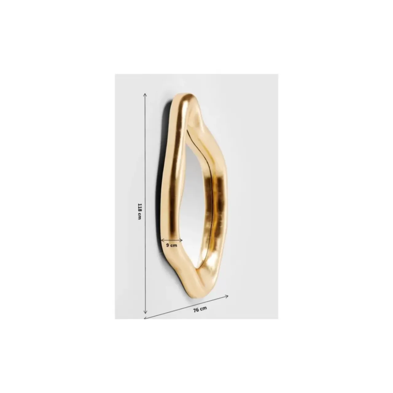 KARE Design Spiegel-Spiegel Hologram Gold 76X119Cm