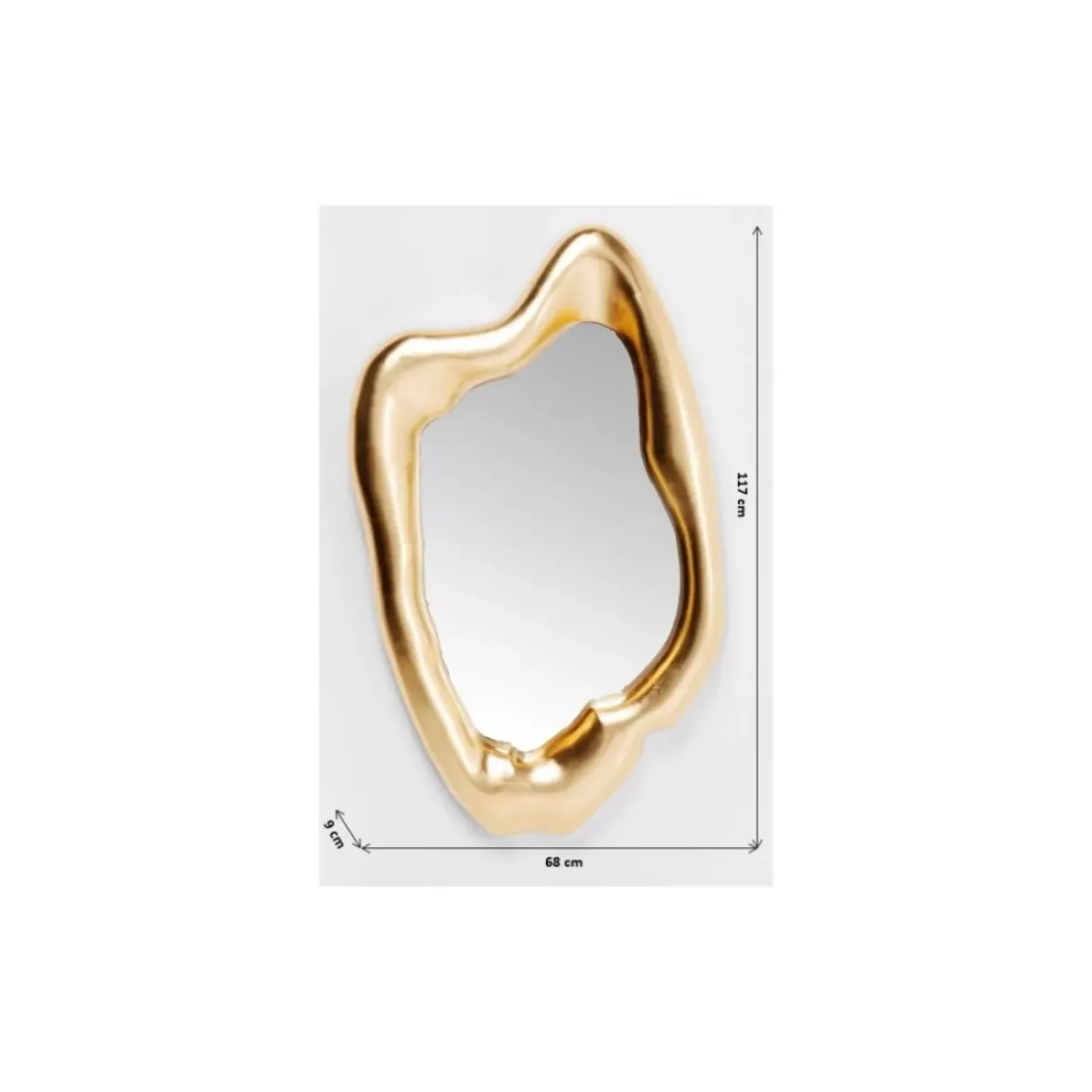 KARE Design Spiegel-Spiegel Hologram Gold 68X117Cm