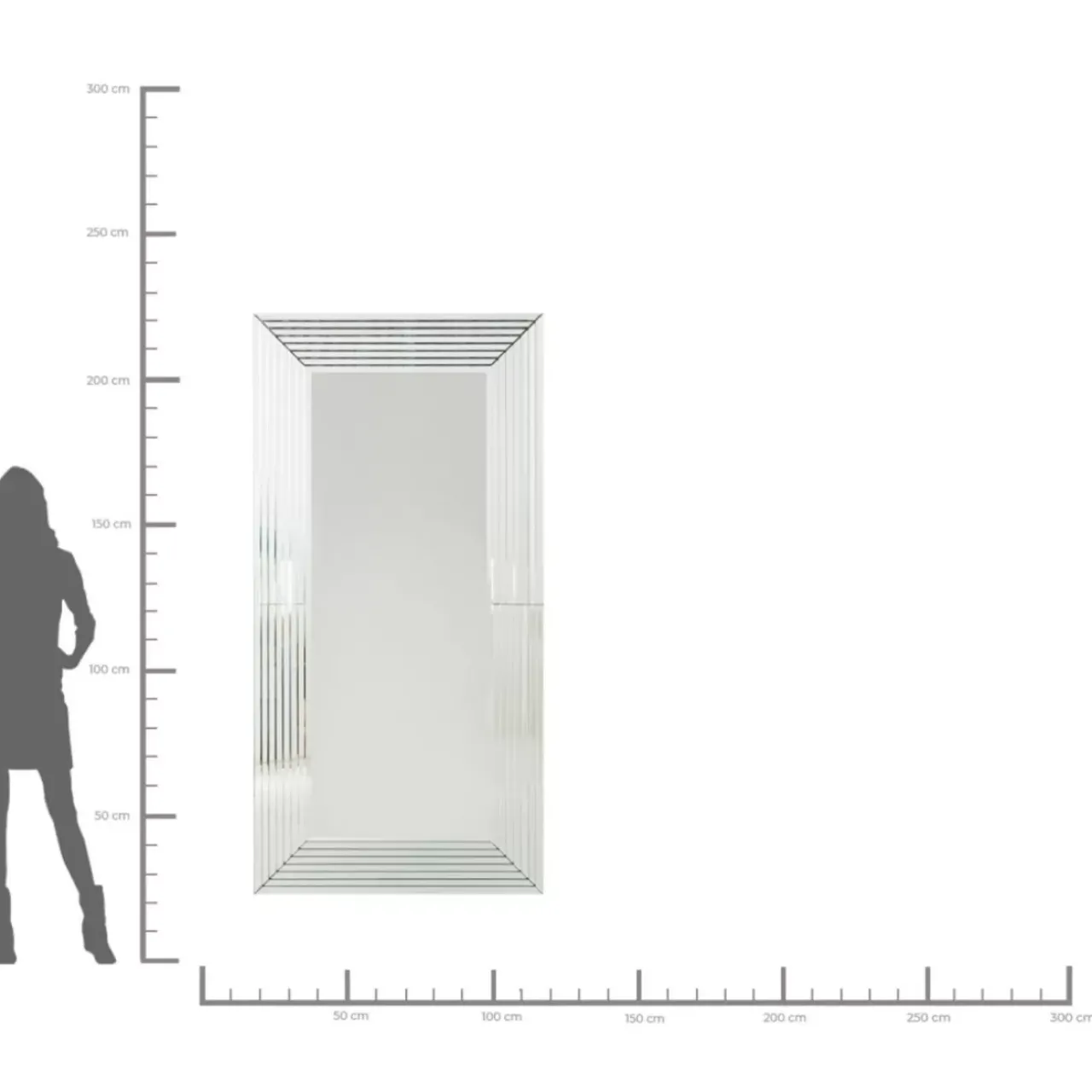KARE Design Spiegel-Spiegel Linea 100X200Cm