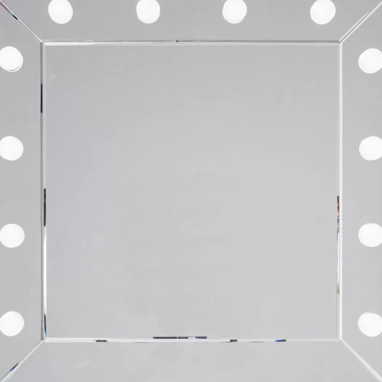 KARE Design Leuchtobjekte-Spiegel Make Up Square 81X81Cm