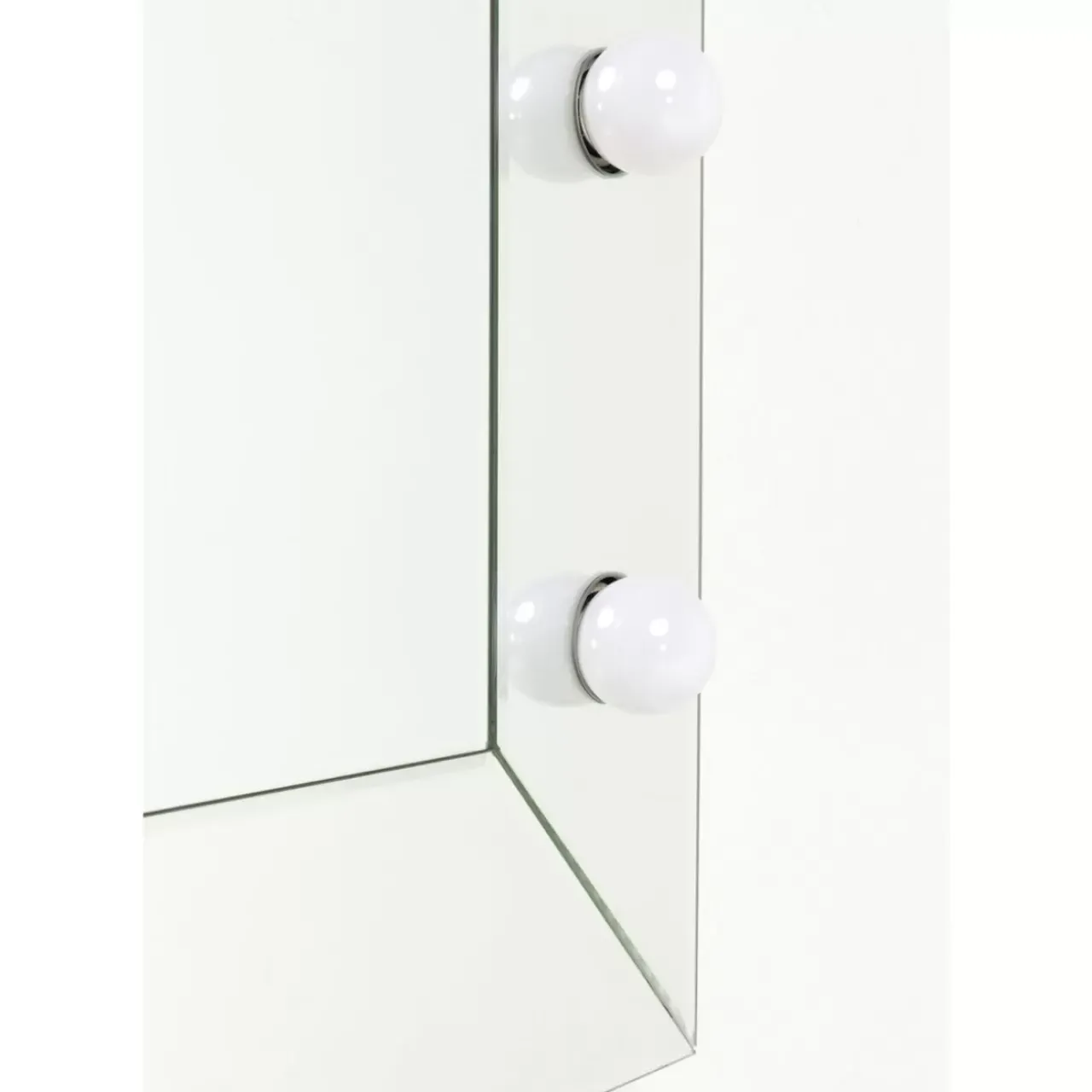 KARE Design Leuchtobjekte-Spiegel Make Up Square 81X81Cm