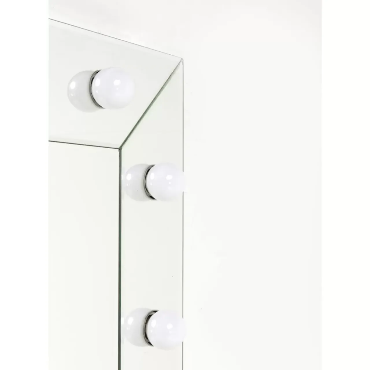 KARE Design Leuchtobjekte-Spiegel Make Up Square 81X81Cm