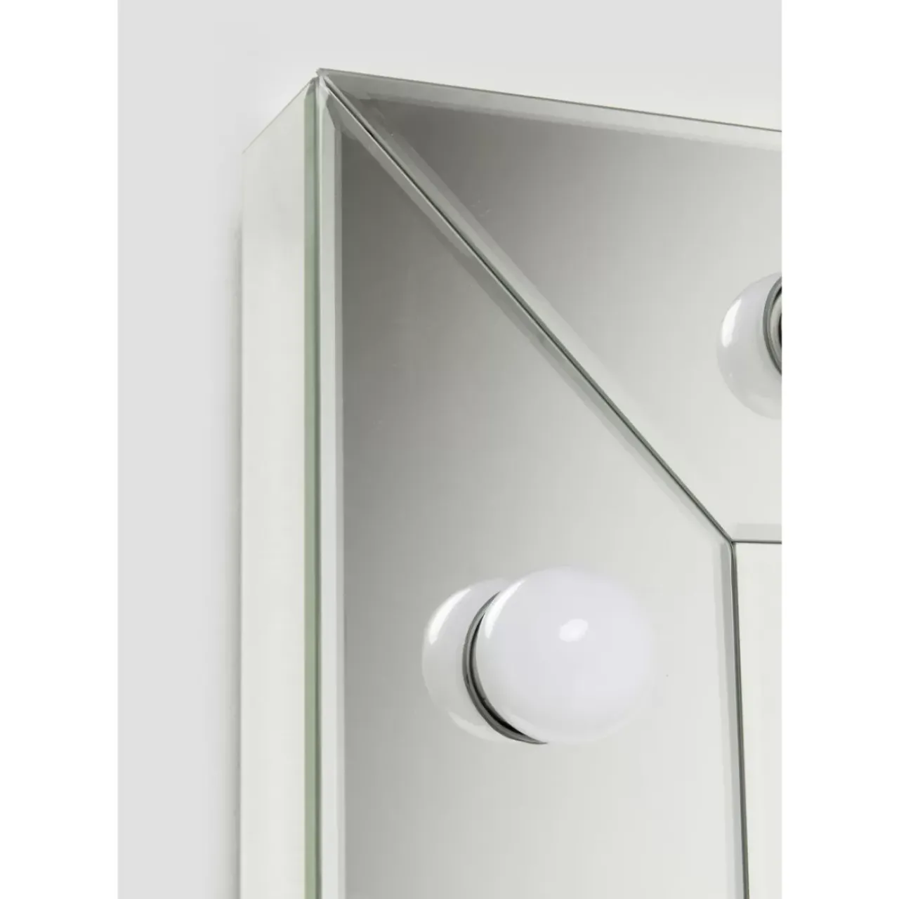 KARE Design Leuchtobjekte-Spiegel Make Up Square 81X81Cm