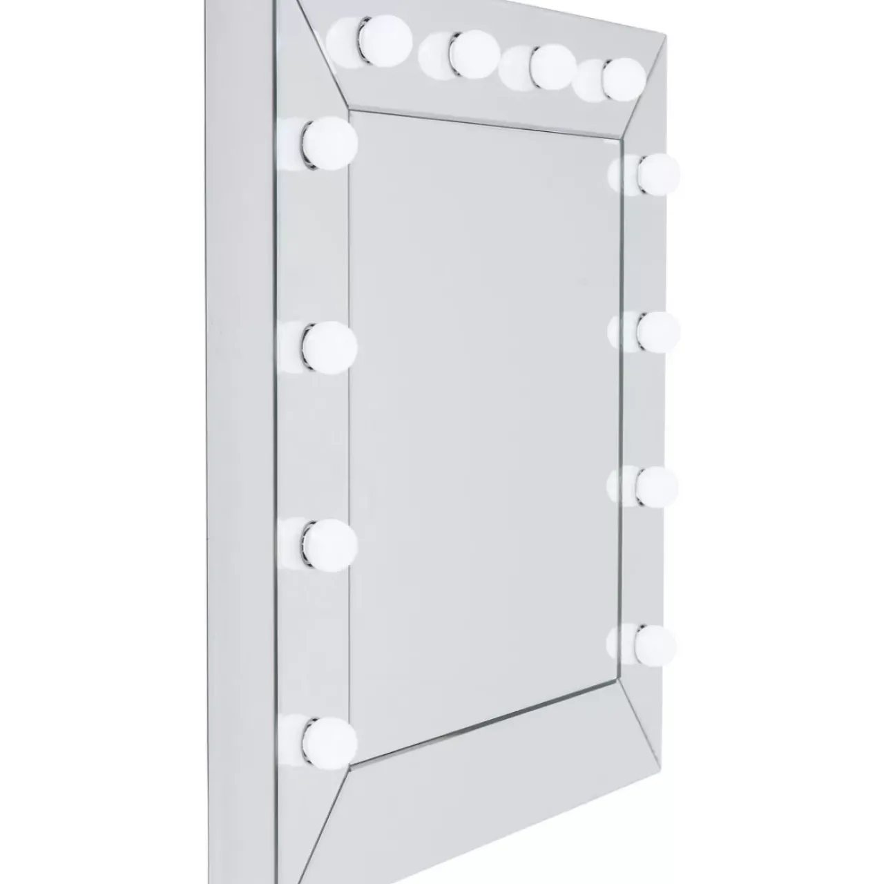KARE Design Leuchtobjekte-Spiegel Make Up Square 81X81Cm