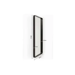 KARE Design Spiegel-Spiegel Ombra Soft Schwarz 120X60Cm