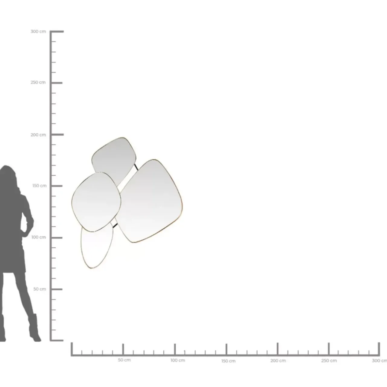 KARE Design Spiegel-Spiegel Shapes 130X110Cm