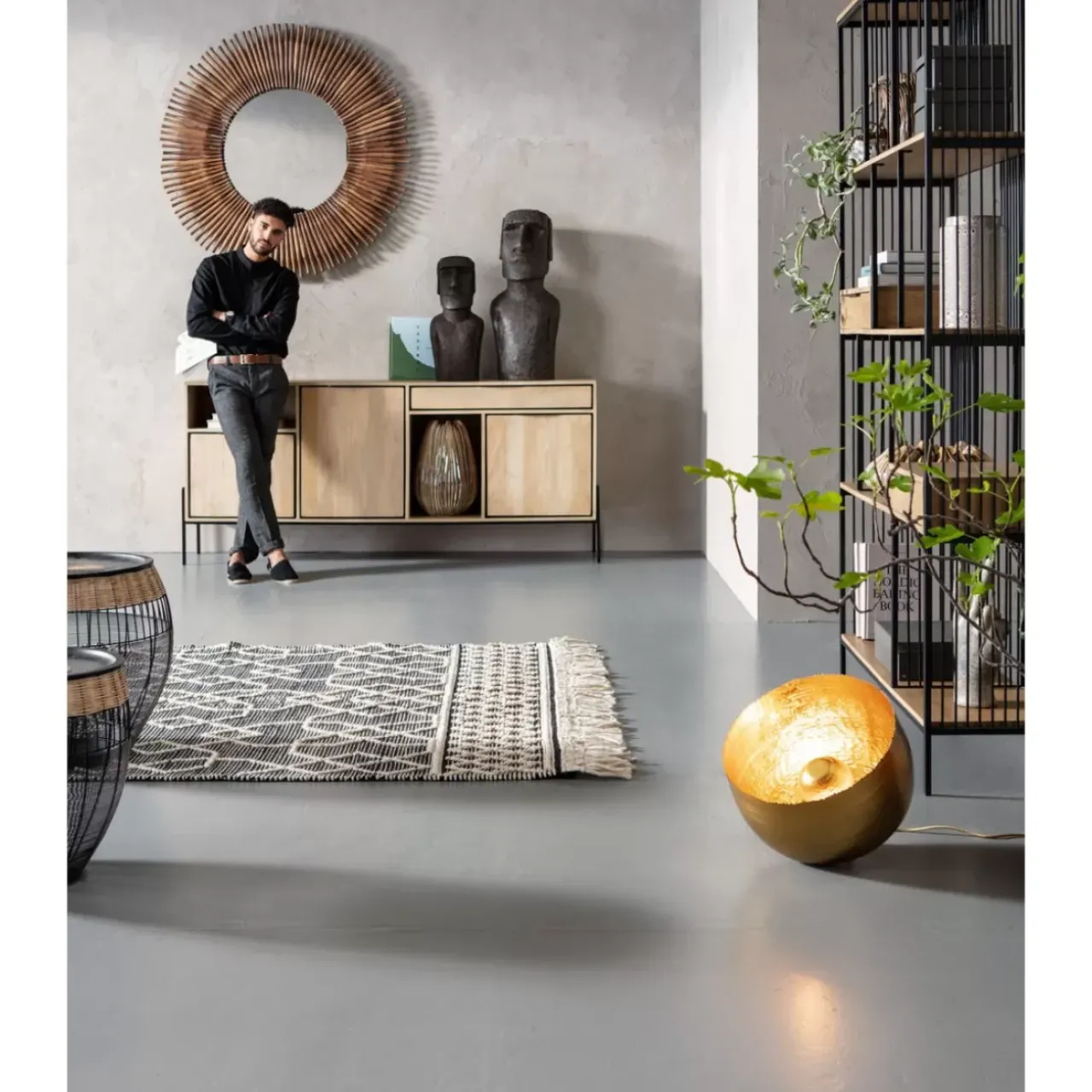 KARE Design Spiegel-Spiegel Sunlight O120Cm