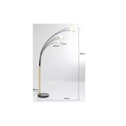 KARE Design Steh & Bodenleuchten-Stehleuchte Five Fingers Duo