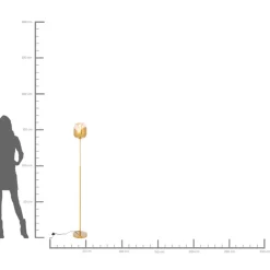 KARE Design Steh & Bodenleuchten-Stehleuchte Golden Goblet Ball